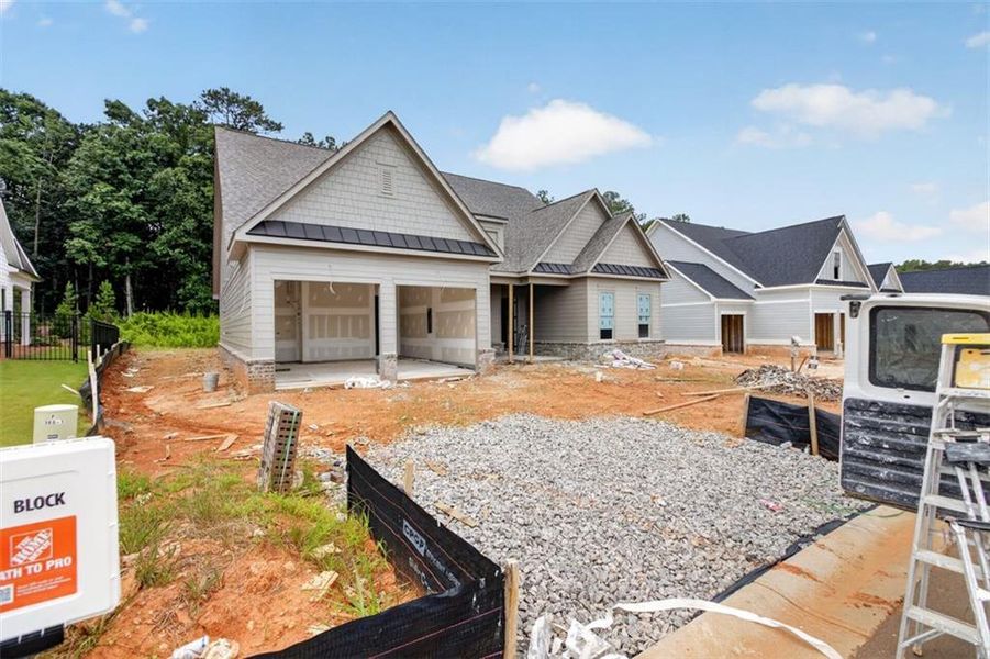 In-progress construction of a new home in , Statham, GA (Image 10). In-progress construction of a new home in , Statham, GA (Image 10).