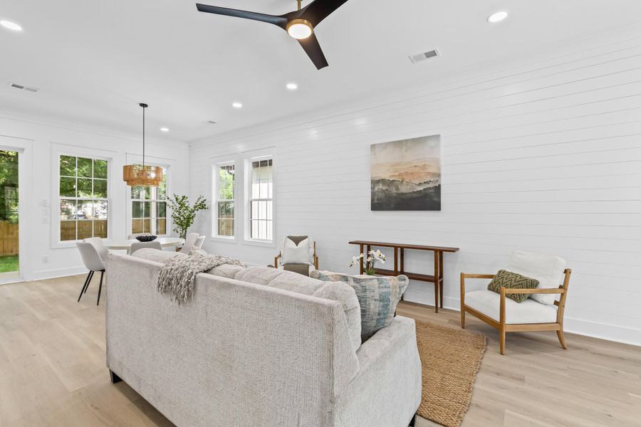 Furnished interior view inside a new home in , North Charleston (Image 15).