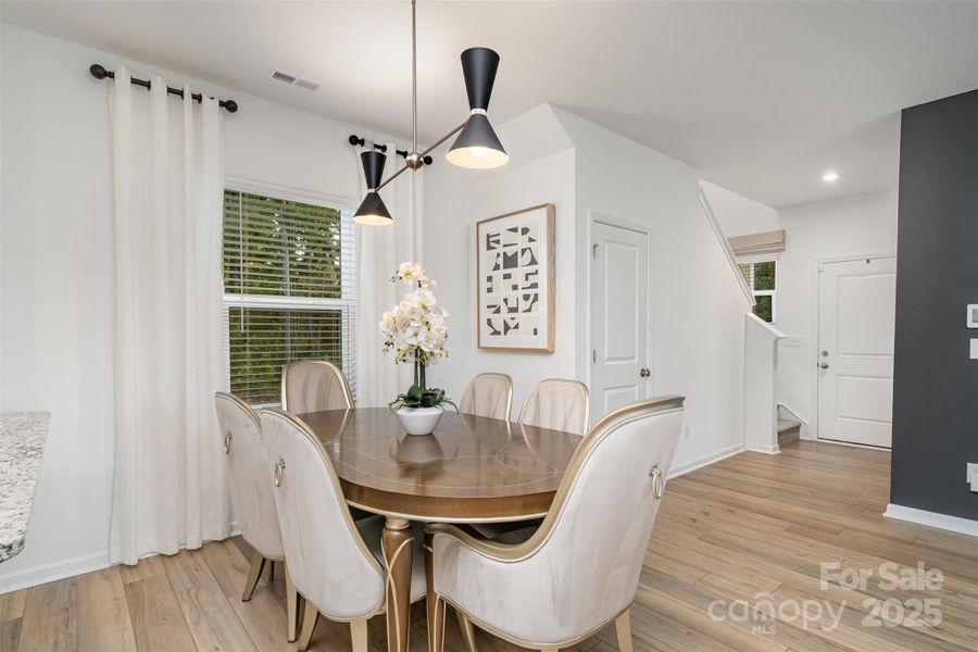 Furnished interior view inside a new home in Element Park, Charlotte (Image 16). Furnished interior view inside a new home in Element Park, Charlotte (Image 16).