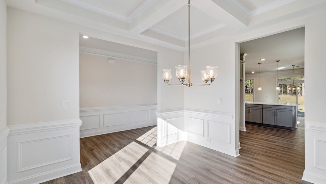 Representative unfurnished interior of a home built from the LONDON by D.R. Horton in Adams Glen, Greenville (Image 19).