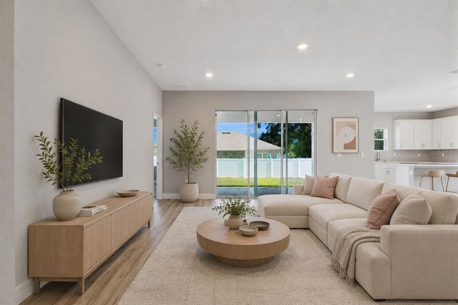Furnished interior view inside a new home in , Ocala (Image 15).