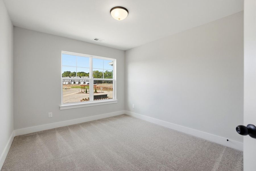 Spacious, unfurnished interior of a new home in Blythe Mill Townhomes, Waxhaw (Image 35). Spacious, unfurnished interior of a new home in Blythe Mill Townhomes, Waxhaw (Image 35).