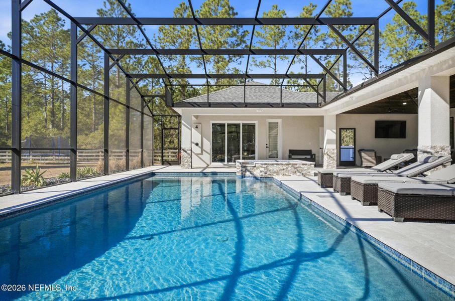 Exterior details and patio area of a home in , Palm Coast (Image 33). Exterior details and patio area of a home in , Palm Coast (Image 33).