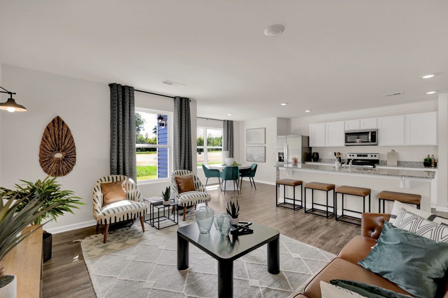 Representative furnished interior of a home built from the Salem by D.R. Horton in Isabel Estates, Knoxville (Image 13).