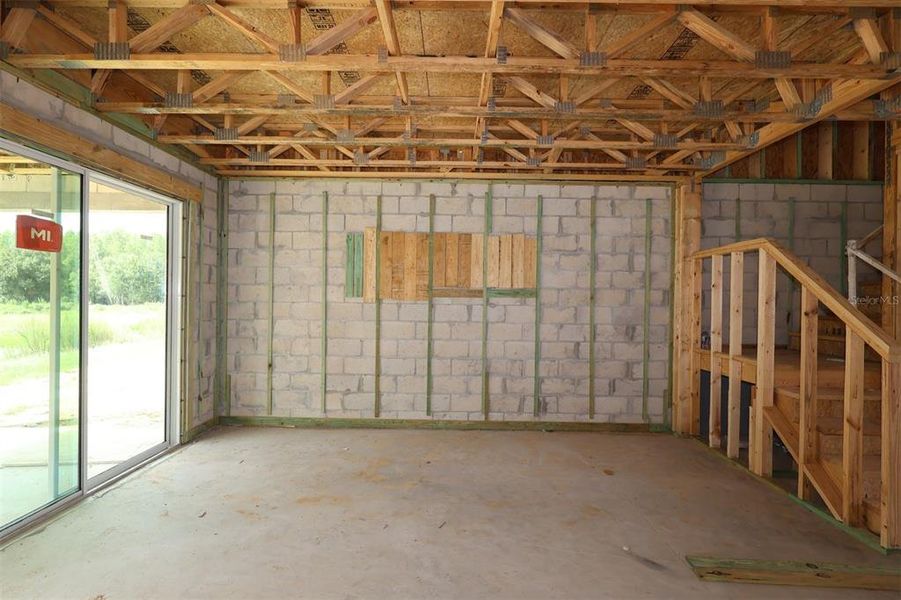 In-progress construction of a new home in Persimmon Place – Garden Series, Wesley Chapel, FL (Image 9). In-progress construction of a new home in Persimmon Place – Garden Series, Wesley Chapel, FL (Image 9).