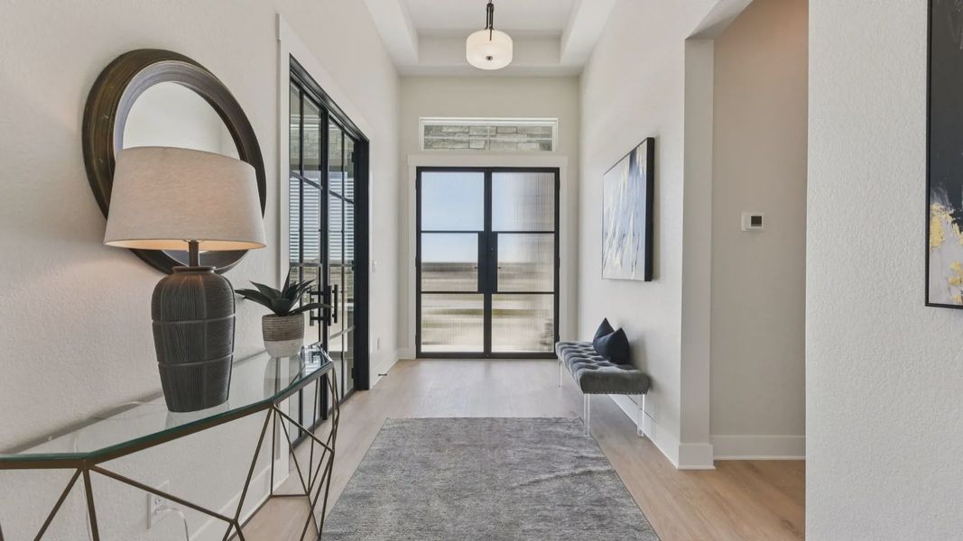Representative furnished interior of a home built from the Franklin by Chesmar Homes in Feathergrass, Florence (Image 4).