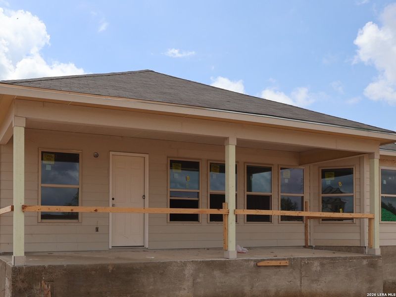 In-progress construction of a new home in Hickory Ridge, Elmendorf, TX (Image 24).