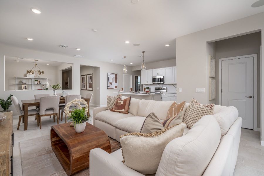Representative furnished interior of a home built from the Sabino by Risewell Homes in Bentridge, Buckeye (Image 6).