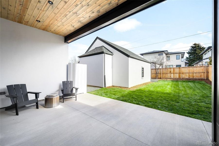 Exterior details and patio area of a home in , Denver (Image 27).