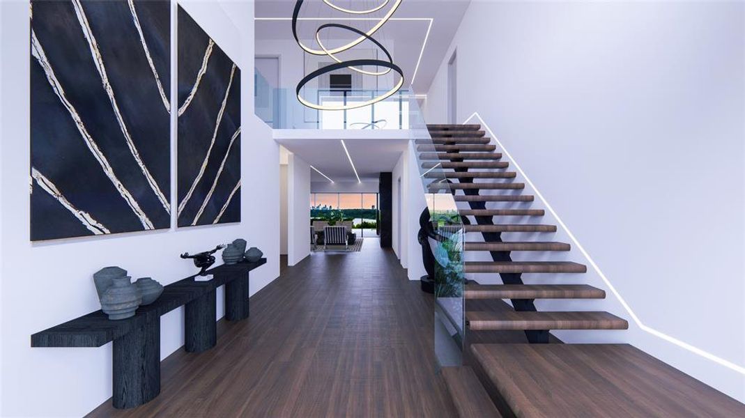 Furnished interior view inside a new home in , Dallas (Image 8). Furnished interior view inside a new home in , Dallas (Image 8).