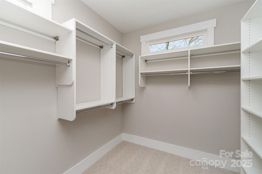 Primary Walk-in Closet
