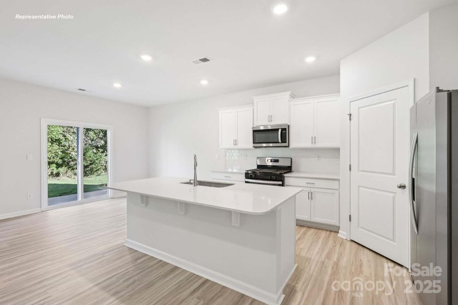 Furnished interior view inside a new home in The Falls at Newton, Newton (Image 8).