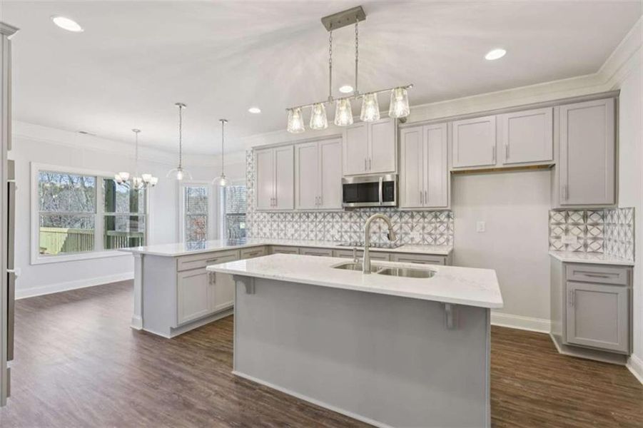 Furnished interior view inside a new home in , Conyers (Image 11). Furnished interior view inside a new home in , Conyers (Image 11).