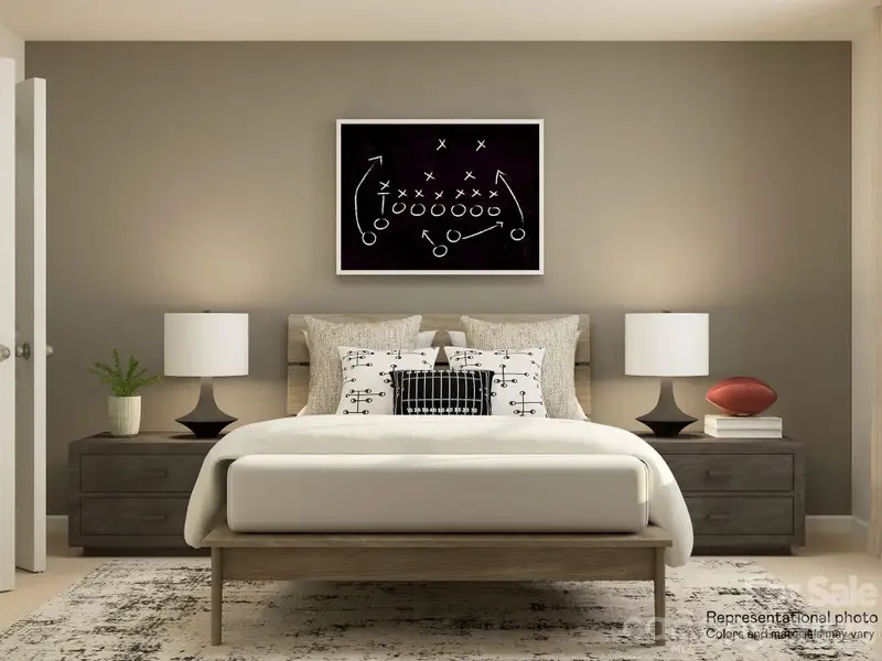 Furnished interior view inside a new home in Sullivan Farm, Statesville (Image 14).