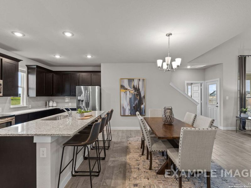 Furnished interior view inside a new home in Hannah Heights, Seguin (Image 20).