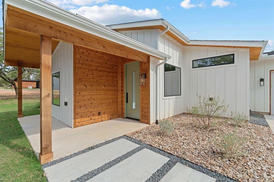 Exterior details and patio area of a home in , Bridgeport (Image 23).