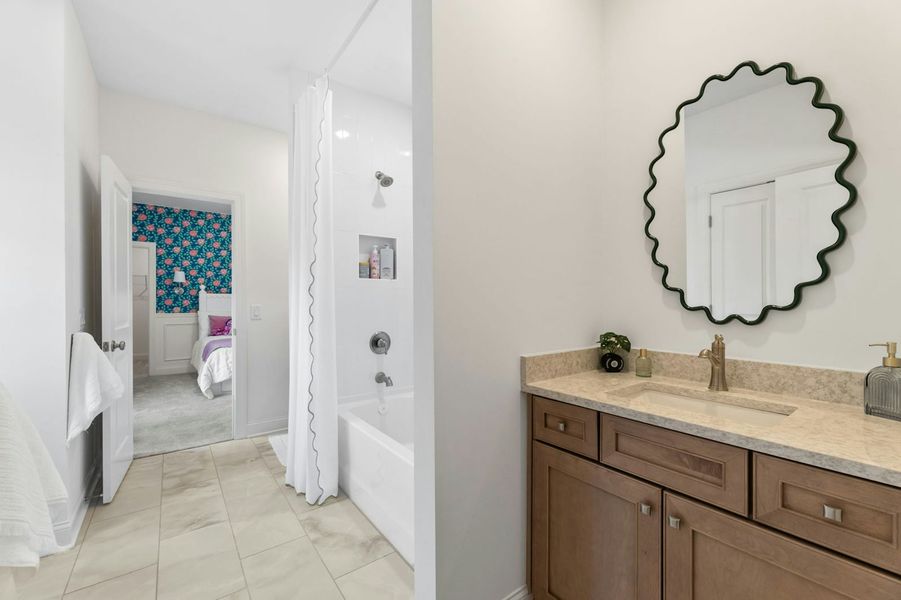 Representative furnished interior of a home built from the The Wesleyan by Windsong Properties in Ashbury Commons, Powder Springs (Image 34). Representative furnished interior of a home built from the The Wesleyan by Windsong Properties in Ashbury Commons, Powder Springs (Image 34).