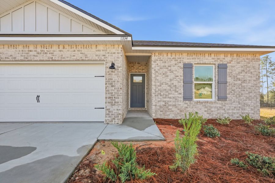 Exterior details and patio area of a home in Southern Day Chateau, Baker (Image 3).