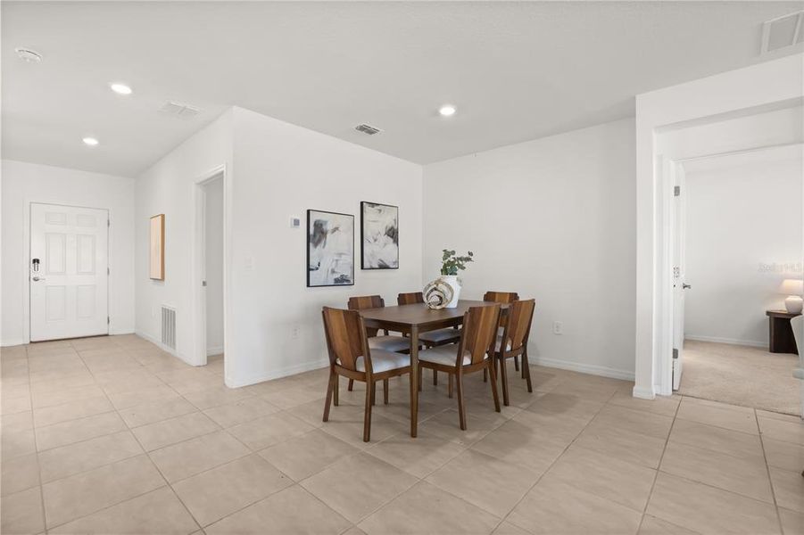 Furnished interior view inside a new home in Liberty Preserve, Leesburg (Image 7).