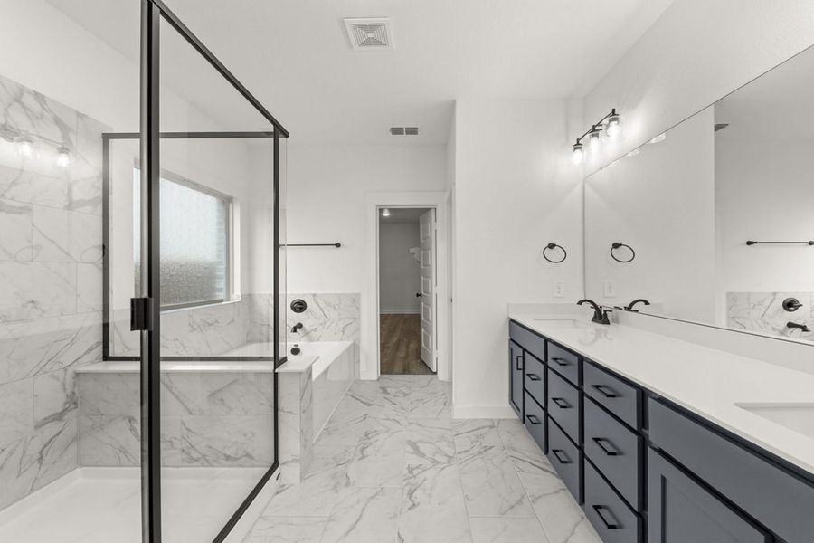 Representative furnished interior of a home built from the Boxwood III Attwater Signature by Brohn Homes in Attwater, Waller (Image 7).