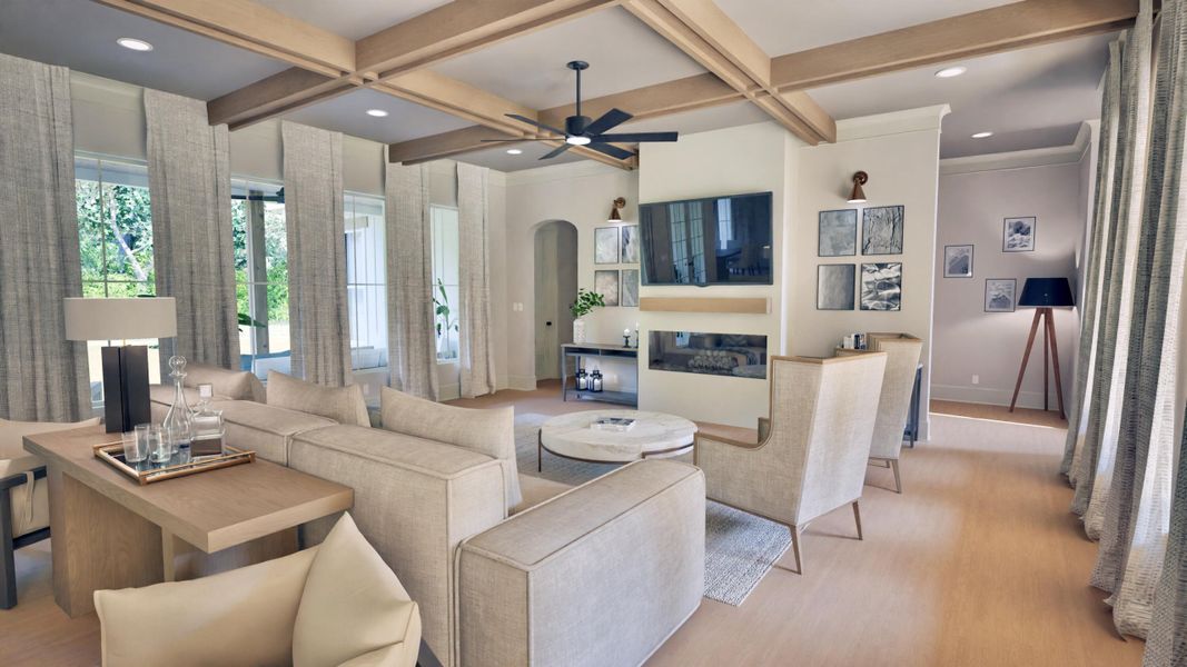 Furnished interior view inside a new home in , Johns Island (Image 6).