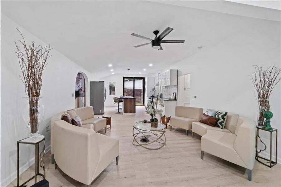 Furnished interior view inside a new home in , Decatur (Image 6).