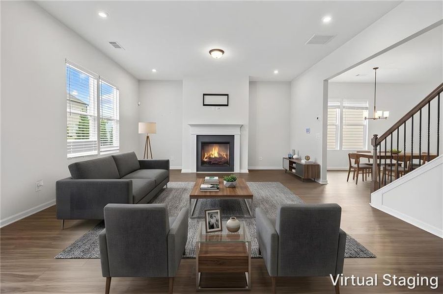 Furnished interior view inside a new home in , Lilburn (Image 5).