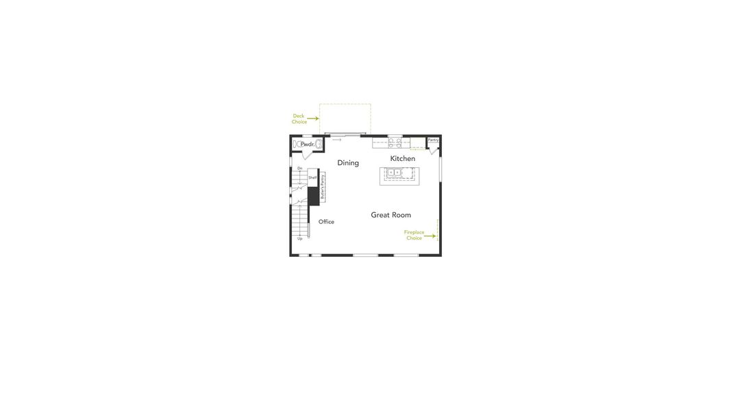 2D floor plan layout of this home in Banning Lewis Ranch, Colorado Springs, CO (Image 3). 2D floor plan layout of this home in Banning Lewis Ranch, Colorado Springs, CO (Image 3).