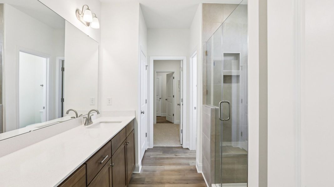 Representative furnished interior of a home built from the Pendleton by DRB Homes in Oakmont Manor, Oxford (Image 15).