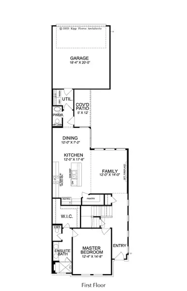 2D floor plan layout of this home in Fields - East Village, Frisco, TX (Image 2). 2D floor plan layout of this home in Fields - East Village, Frisco, TX (Image 2).