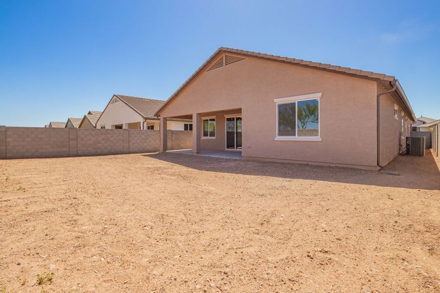 2D floor plan layout of this home in The Views at Rancho Cabrillo, Peoria, AZ (Image 32).