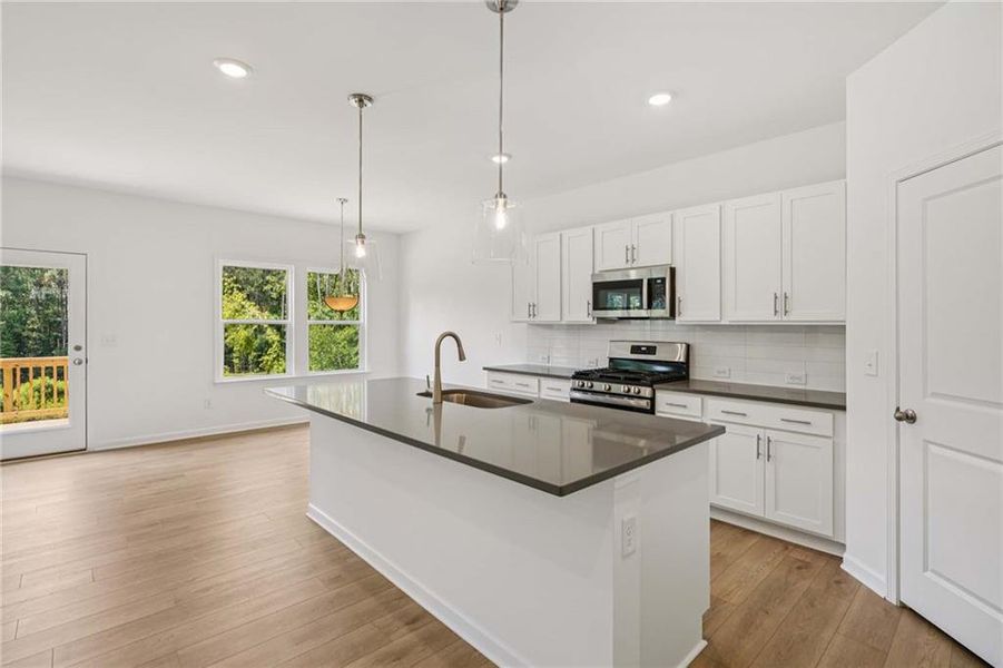 Furnished interior view inside a new home in , Locust Grove (Image 11).