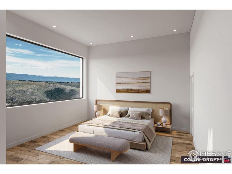 Furnished interior view inside a new home in , Boulder (Image 6). Furnished interior view inside a new home in , Boulder (Image 6).