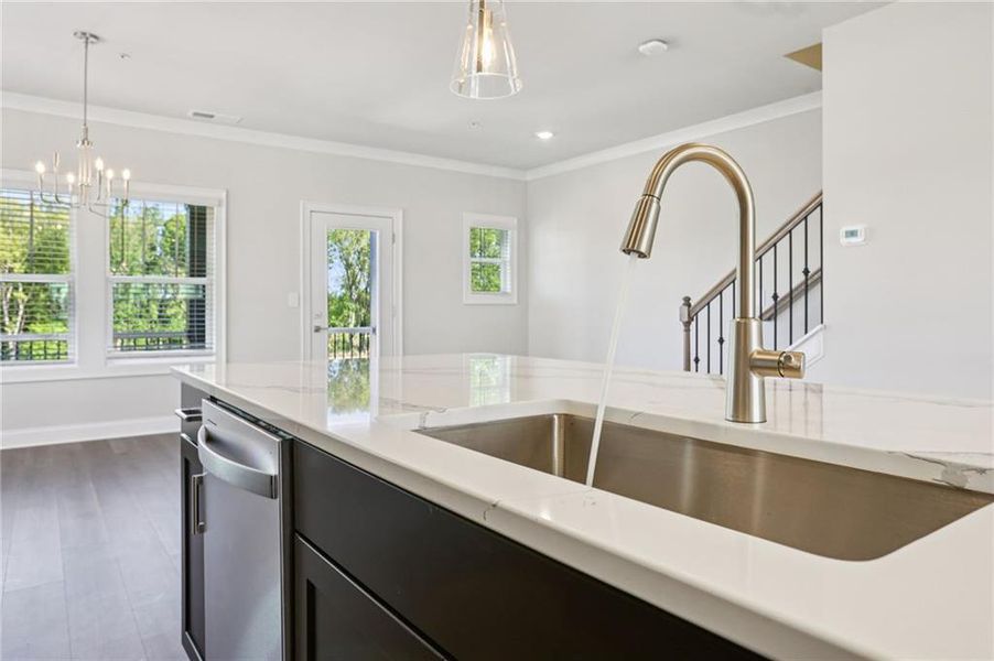 Close-up of interior finishes inside a home in Hemingway - Highland Series, Cumming (Image 14).
