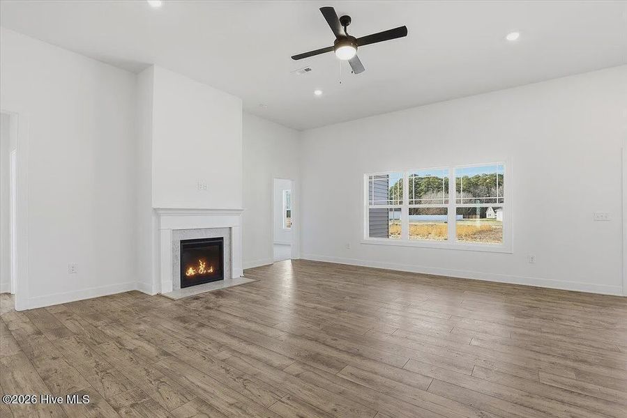 Spacious, unfurnished interior of a new home in Wood Creek Landing, Leland (Image 17). Spacious, unfurnished interior of a new home in Wood Creek Landing, Leland (Image 17).