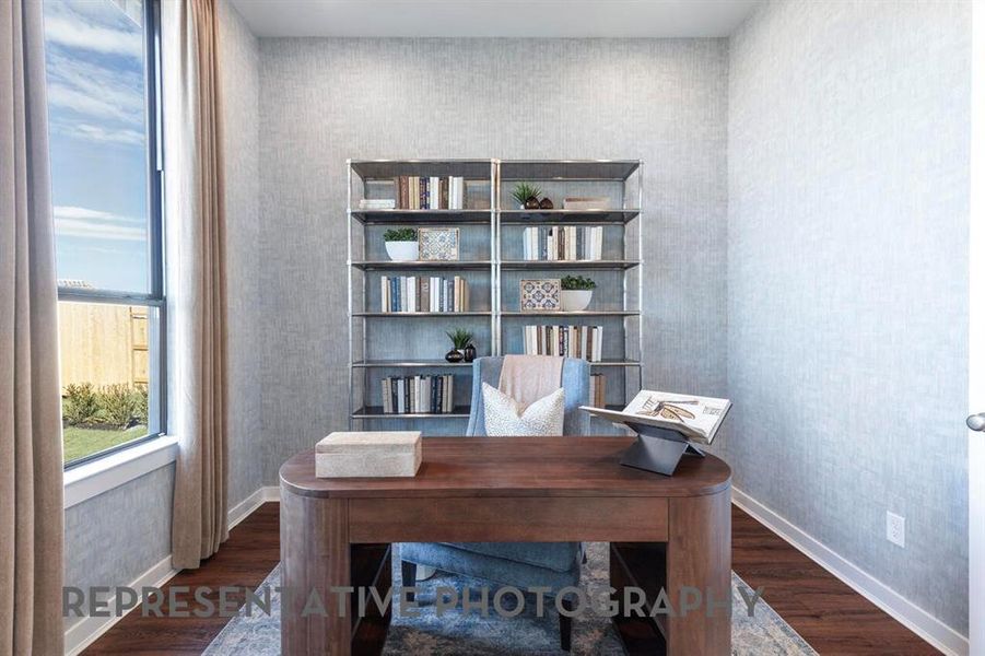 Furnished interior view inside a new home in Wildridge, Oak Point (Image 12).