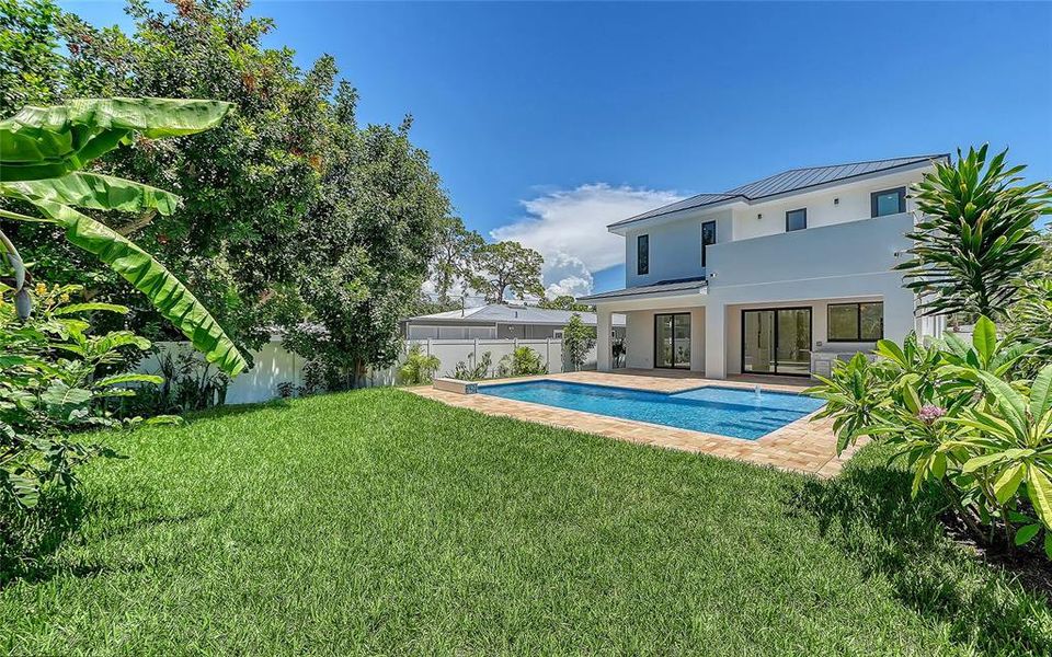 Exterior details and patio area of a home in , Sarasota (Image 28).
