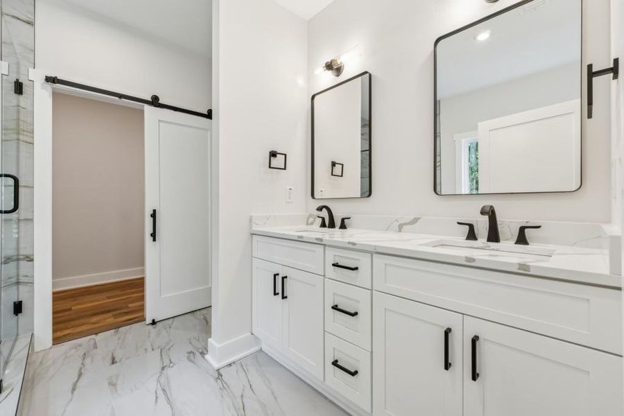 Furnished interior view inside a new home in , Woodstock (Image 18).