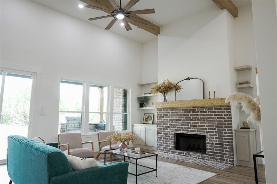 Furnished interior view inside a new home in , Weatherford (Image 12). Furnished interior view inside a new home in , Weatherford (Image 12).