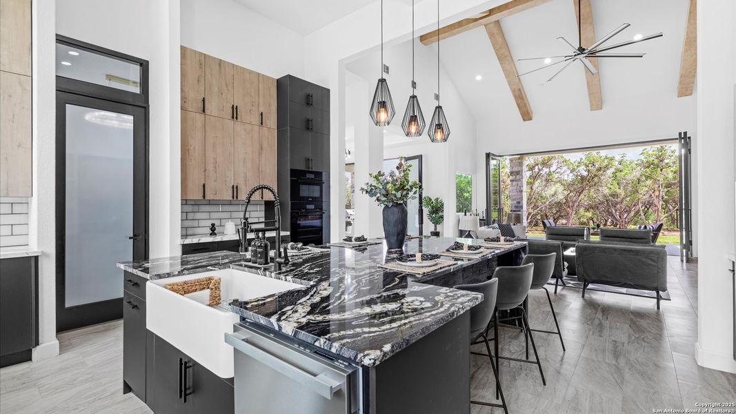 Furnished interior view inside a new home in , San Antonio (Image 42).