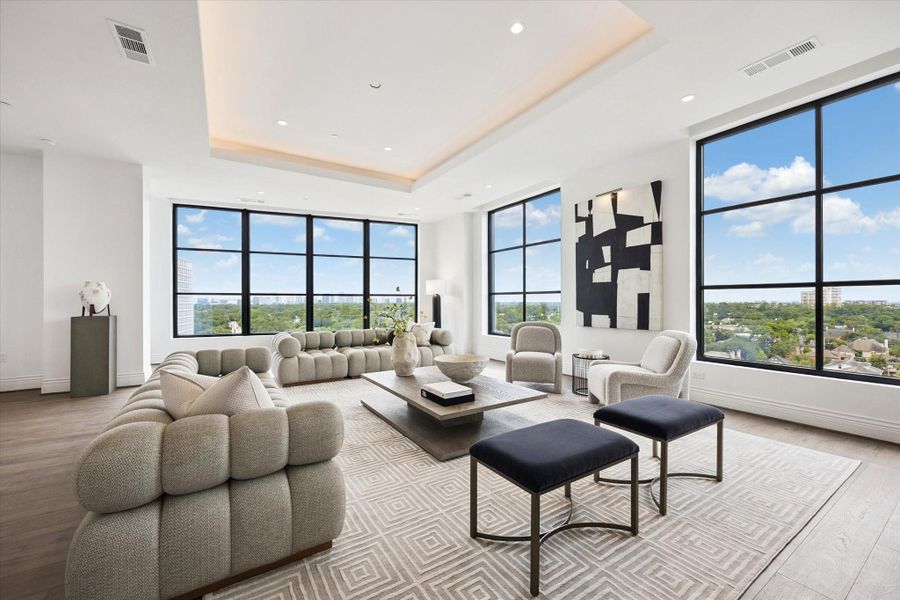 Furnished interior view inside a new home in London House, Houston (Image 7). Furnished interior view inside a new home in London House, Houston (Image 7).