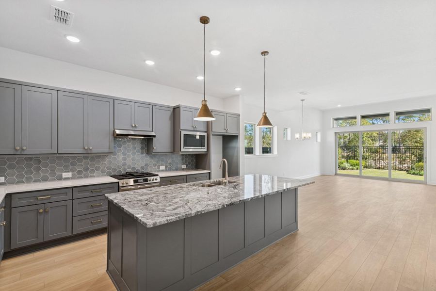 Furnished interior view inside a new home in ARTAVIA 45' Homesites, Conroe (Image 7).