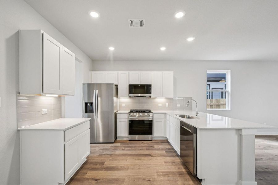 Furnished interior view inside a new home in Avery Centre, Round Rock (Image 13).