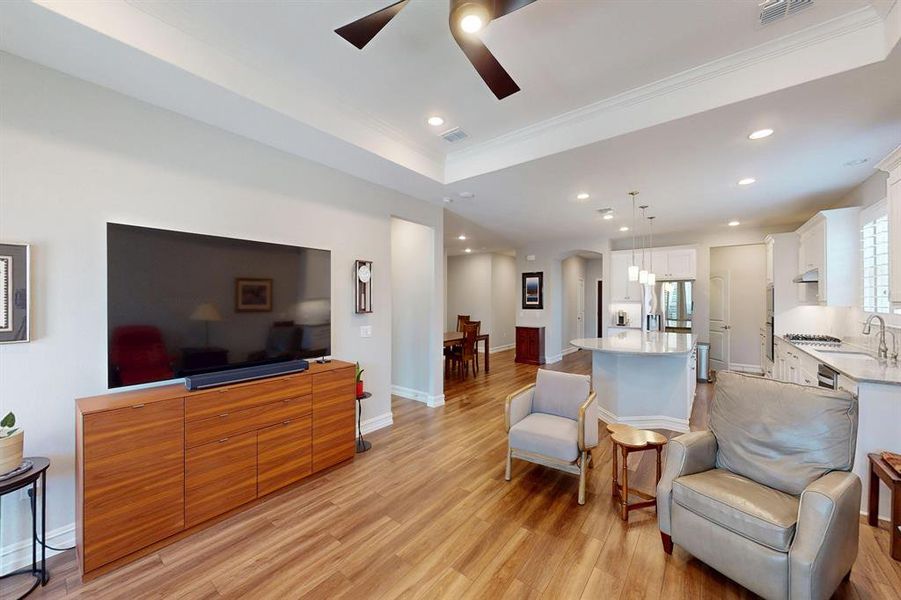 Furnished interior view inside a new home in , McKinney (Image 22). Furnished interior view inside a new home in , McKinney (Image 22).