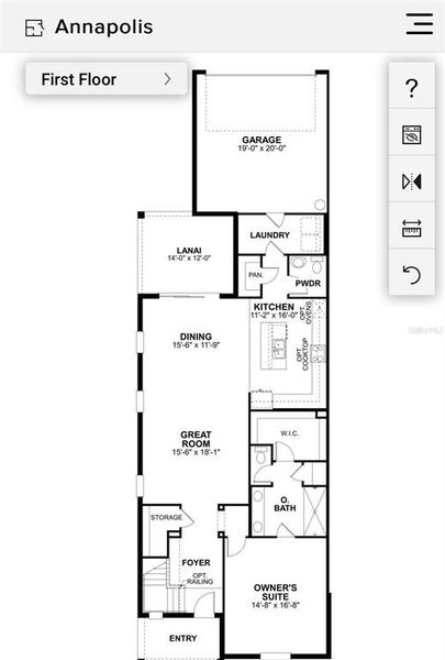 2D floor plan layout of this home in , Bradenton, FL (Image 4). 2D floor plan layout of this home in , Bradenton, FL (Image 4).
