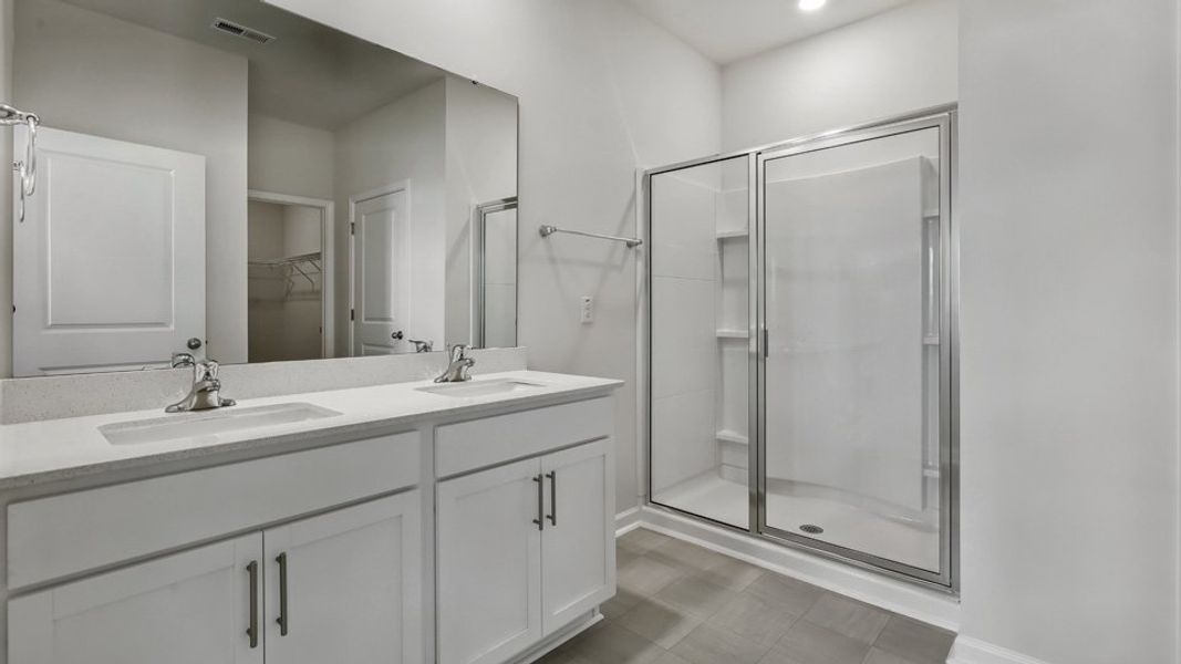 Furnished interior view inside a new home in Ridgewood Farms, Winterville (Image 12).