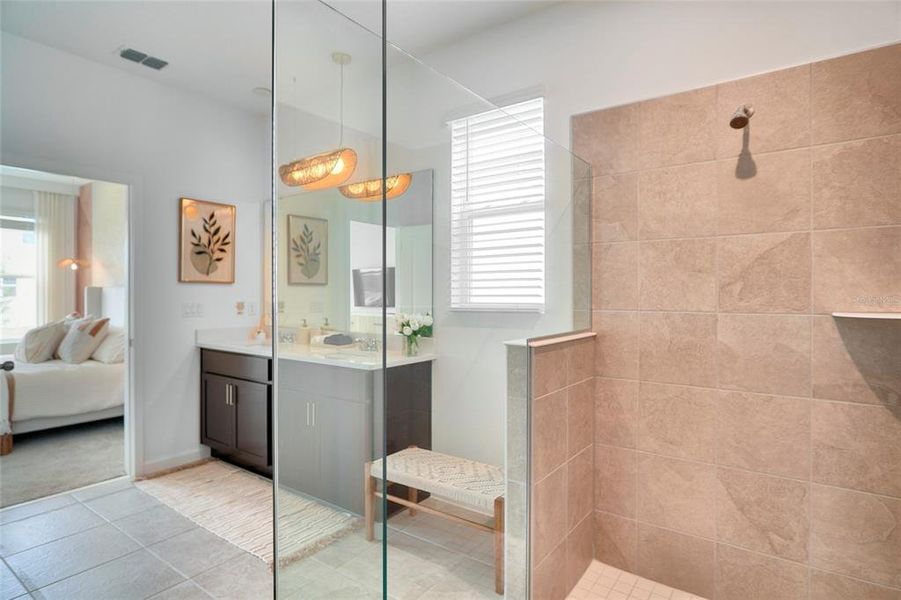 Furnished interior view inside a new home in Solara Resort, Kissimmee (Image 17).