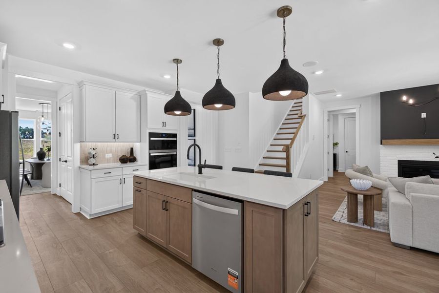 Representative furnished interior of a home built from the Wynfield by Pulte Homes in Bleckley Station, Ball Ground (Image 51).