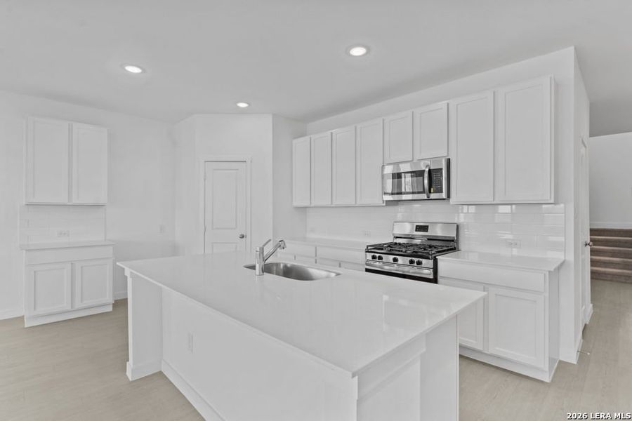 Furnished interior view inside a new home in Grace Gardens, San Antonio (Image 13). Furnished interior view inside a new home in Grace Gardens, San Antonio (Image 13).