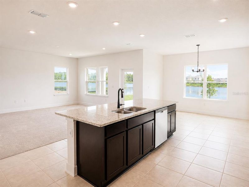 Furnished interior view inside a new home in , St. Cloud (Image 3).